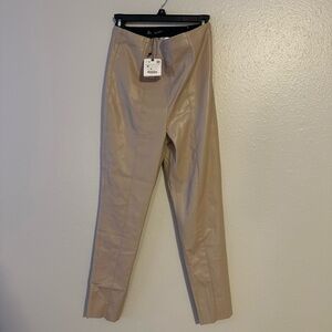 High Waisted Leather Pants